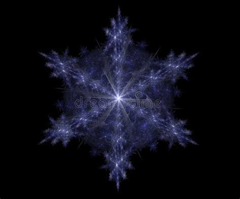 Fractal Snowflake Designs Stock Vector Illustration Of Hexagon 3371984
