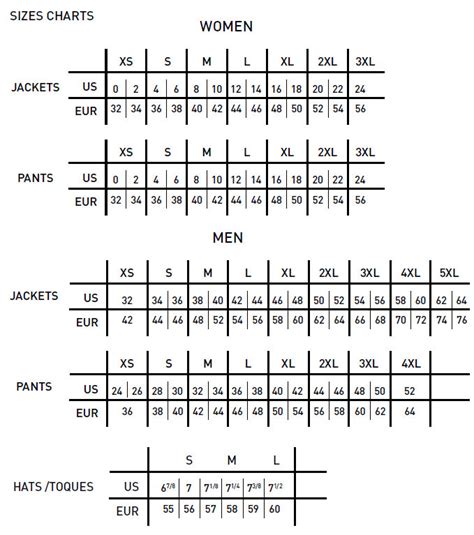 Mens Suit Size Chart Conversions A Visual Reference Of Charts Chart