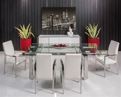 naked dining table modern dining room miami