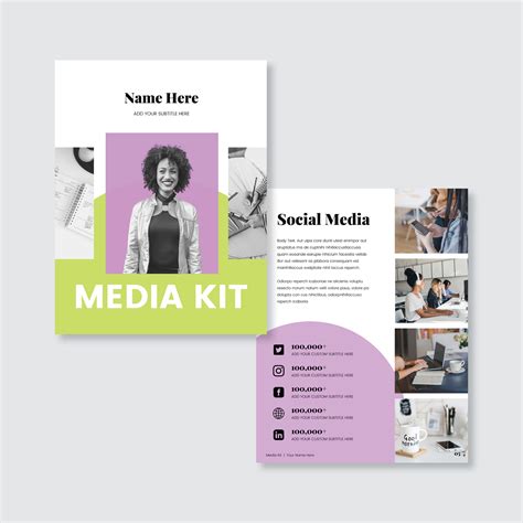 Customizable 10 Page Brochuremedia Kit Template Md Creative Agency Inc
