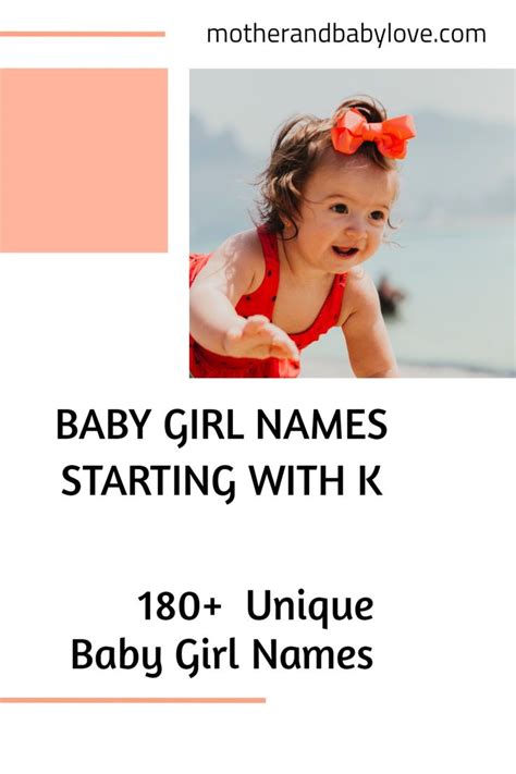 Amazing Unique Baby Girl Names That Start With K Baby Girl Names Baby Girl Names