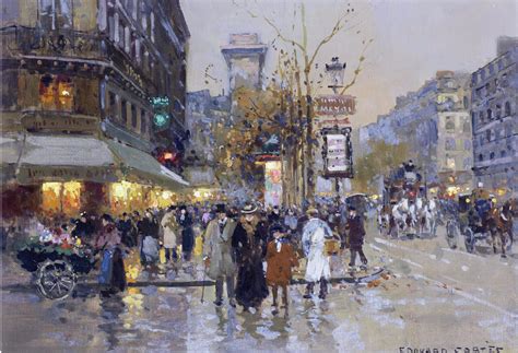 Art Collector 27 Paintings Of Parisian Street Scenes By The Artists Of