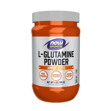 Now Sports L Glutamine Powder 1lbs Now Sports
