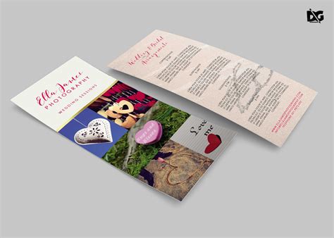 Download Free PSD Wedding Photography Rack Card Template | Free PSD ...