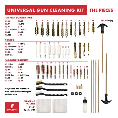 Bear Armz Tactical Universal Gun Cleaning Kit American Company