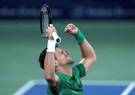 ATP de Dubai Djokovic ganó en su regreso al circuito después de