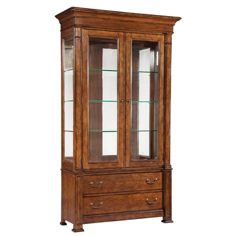 Tall wood storage cabinets with doors and shelves. Tall China Cabinet Solving Storage Issues - HomesFeed