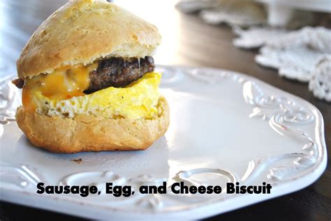 Thricethespice Sausage Egg And Cheese Biscuit