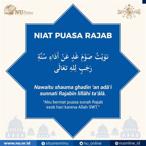 Puasa Rajab Niat Homecare24