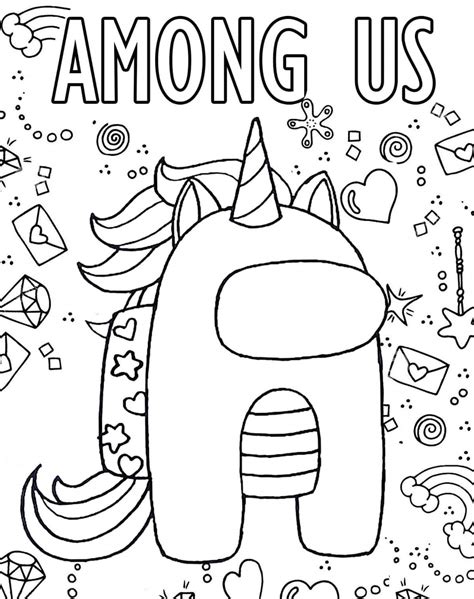Among us sus coloring page. Among Us 9 Coloring Page - Free Printable Coloring Pages ...