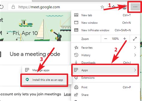 Only the application is available to use on. How to Install Google Meet as an App on Windows 10 - All ...