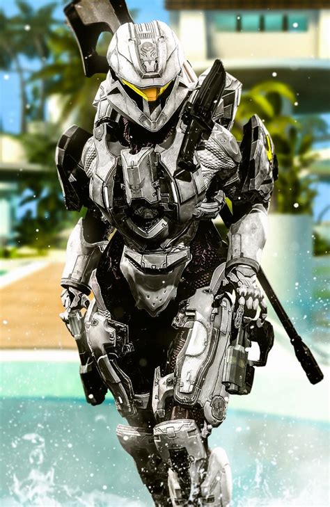 Wet At The Beach By Lordhayabusa357 On Deviantart Halo Armor Halo