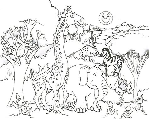 Adult Coloring Pages Safari Free Printable Coloring Pages