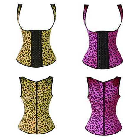 Plus Size S 6xl Women Sexy Leopard Tank Underbust Court Bustiers Corsets Thong Sexy Lingerie For