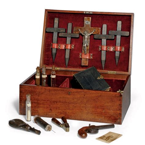 A Vampire Killing Kit 19th Centuty Box With Later Additions