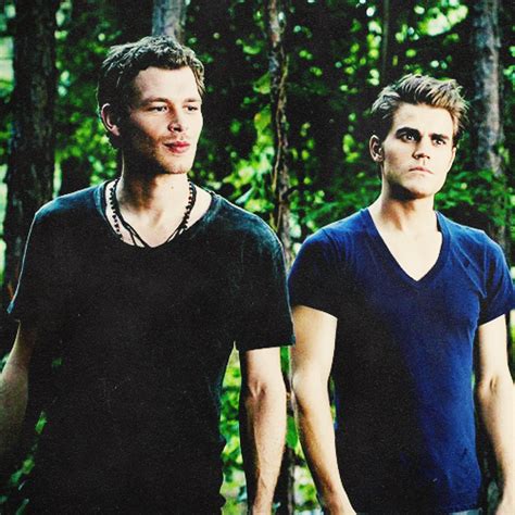 Klaus And Stefan Paul Wesley Vampire Diaries Damon Salvatore Vampire