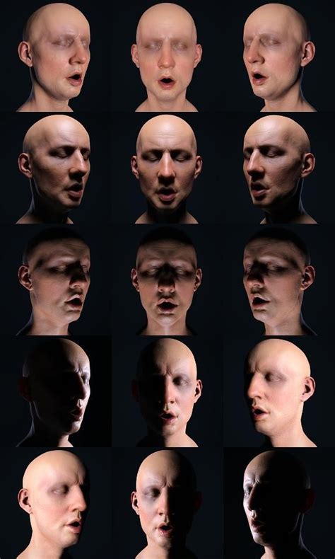 Lighting Ref Head Anatomy Reference Digital Painting Tutorials
