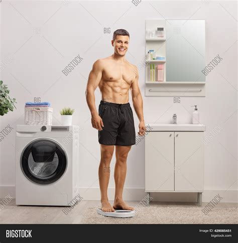 shirtless guy standing image and photo free trial bigstock