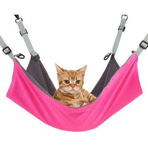 Large Hanging Cat Hammock Bed For Cage Or Chair Pet Hammock With