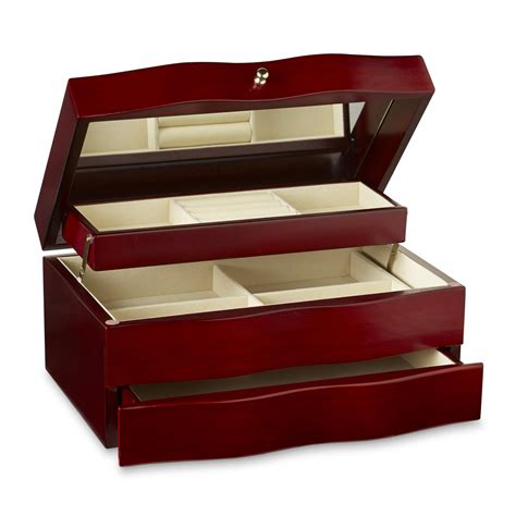 Wooden Cherry Jewelry Box