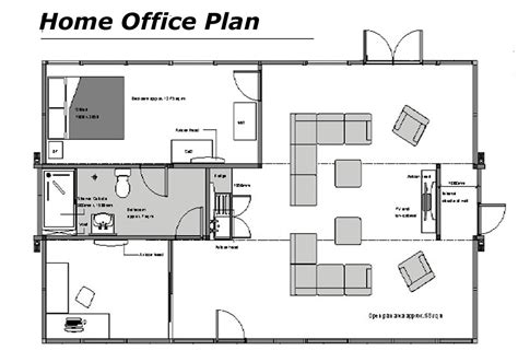 Modern Home Office Floor Plans For A Comfortable Home Office Ideas 4