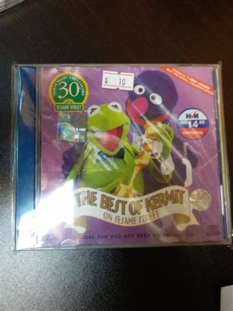 The Best Of Kermit On Sesame Street Vhs Vcd 興趣及遊戲 音樂樂器 And 配件 音樂與媒體 Cd 及 Dvd Carousell