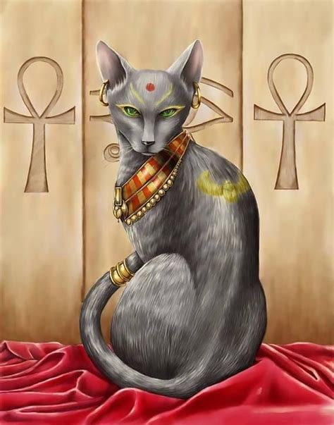 Bastet The Egyptian Cat Goddess Egyptian Art Ancient Egypt Etsy