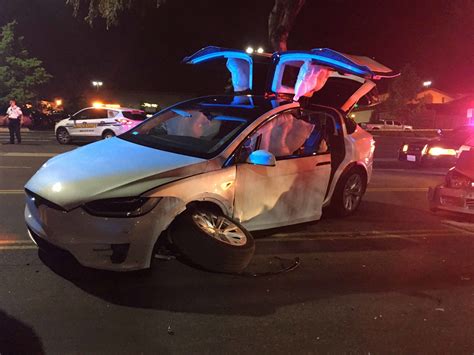 Man Credits Tesla Model X With Saving His Life After Stolen Car Crashes