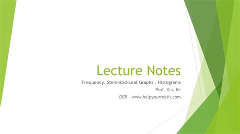 PPT Lecture Notes PowerPoint Presentation Free Download ID