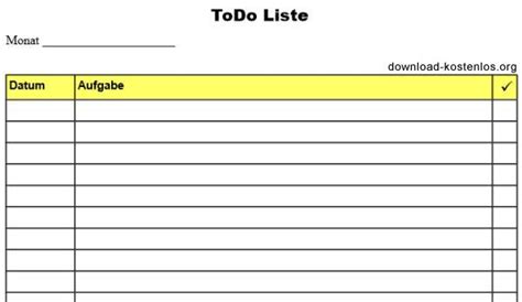 Eine blutdruckwerte tabelle ist sehr leicht zu ermitteln. To Do Liste Vorlage kostenlos (Word, PDF)