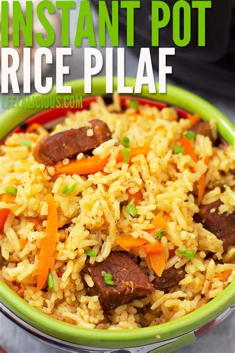 This Instant Pot Rice Pilaf Is A Flavorful Meal Made Of Fluffy Rice