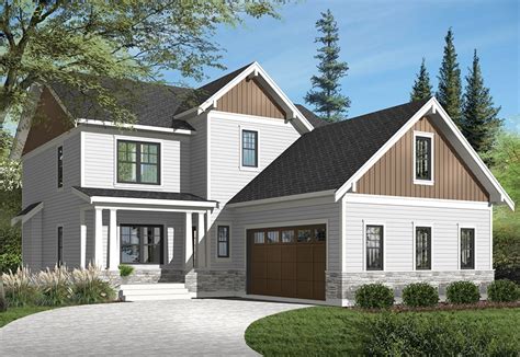 A 2 Story Grand Craftsman House Plan With 4 Bedrooms Plan 9576