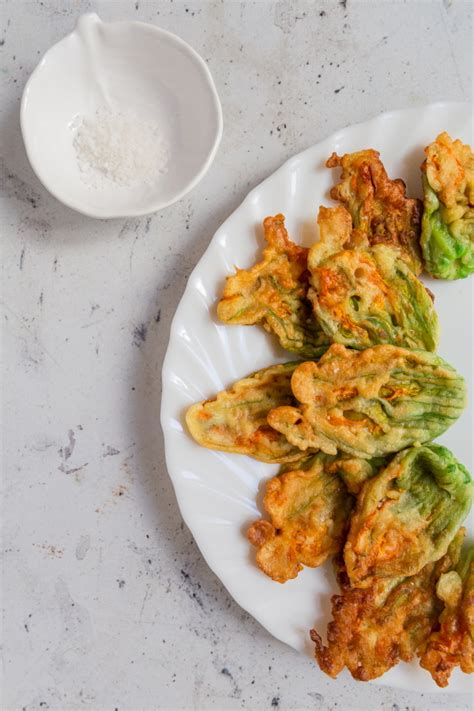 Beignets de fleurs de courgette