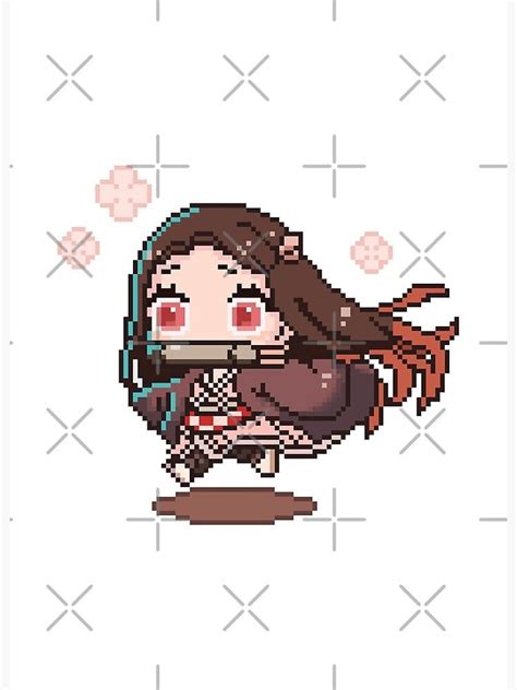 Chibi Nezuko Pixel Art