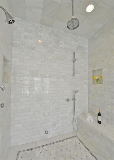 Luxurious Large Marble Shower Hgtv