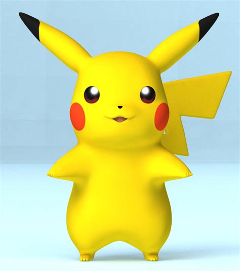 Pokemon Pikachu 3d Model