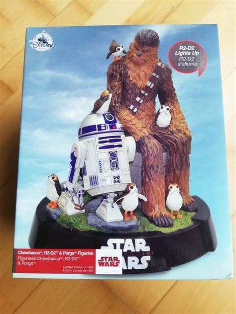 Star Wars Chewbacca R2 D2 And Porgs Disney Edizione Catawiki