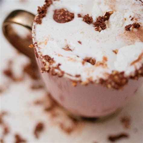 Delicious Ferrero Rocher And Nutella Hot Chocolate Recipe