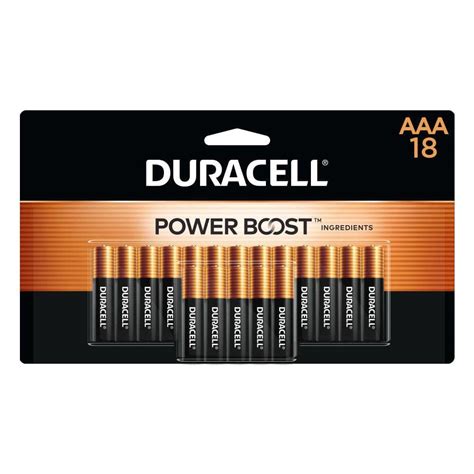 Duracell Coppertop Alkaline Aaa Battery 18 Pack Triple A Batteries