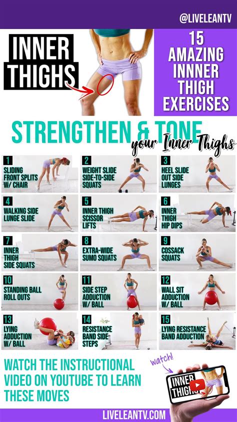 26 Workouts To Tone Inner Thighs Partner Absworkoutcircuit
