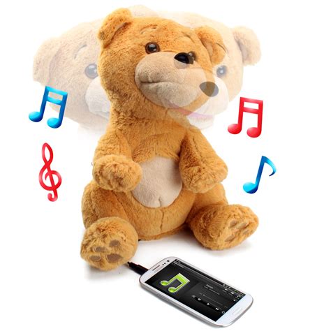 Boogiebear Plush Dancing And Singing Teddy Bear Speaker With Stylus