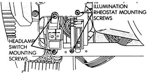 repair guides instrument  switches headlight switch autozonecom