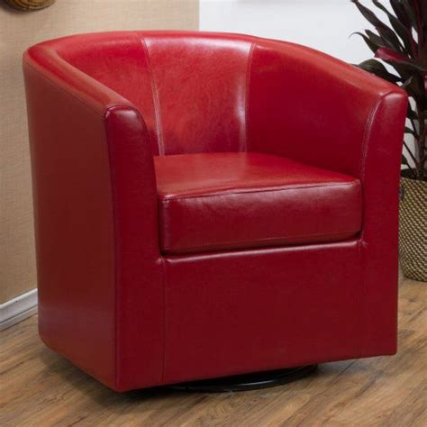 Best match price, low to high price, high to low top rating new arrivals. Swivel Barrel Chair | Swivel club chairs, Red leather ...