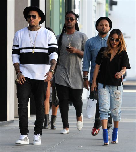 Chris Brown And Karrueche Tran Are Back Together Couple Goes Shopping