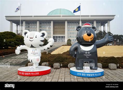 South Korea The Mascots Of The Pyeongchang 2018 Olympic Soohorang