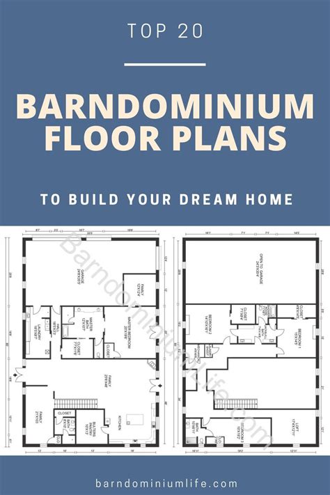 Top 20 Barndominium Floor Plans To Design Your Dream Home In 2021