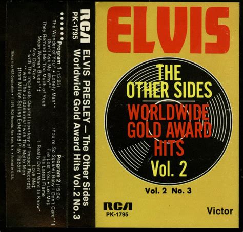 Elvis Presley The Other Sides Worldwide Gold Award Hits Vol 2