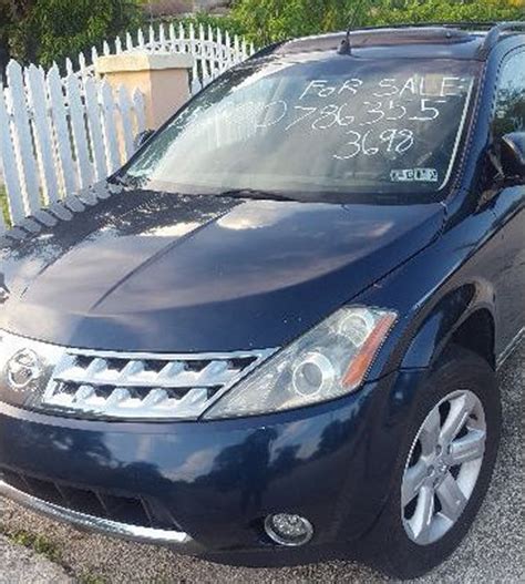 Nissan Murano 06 By Owner For 5k Or Less In Miami Fl Blue