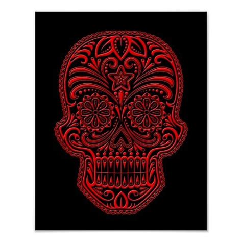 This Elaborate Day Of The Dead Sugar Skull Design Is Decorated With