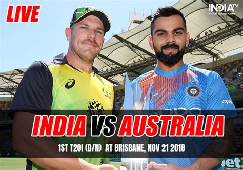 Live Cricket Streaming India Vs Australia 1st T20i Live Match At